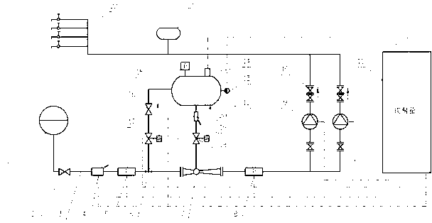 Secondary-pressurizing energy-saving water-supply system for high-rise building and energy-saving water supply method