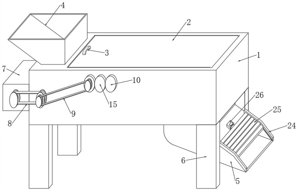 Chili chopping device for chopped chili production