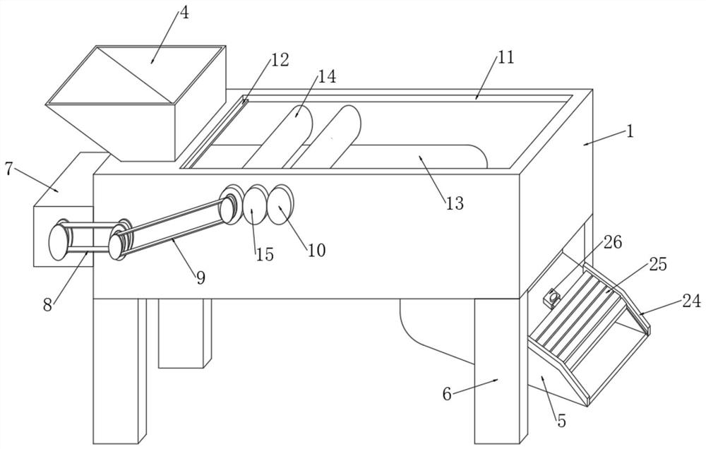 Chili chopping device for chopped chili production