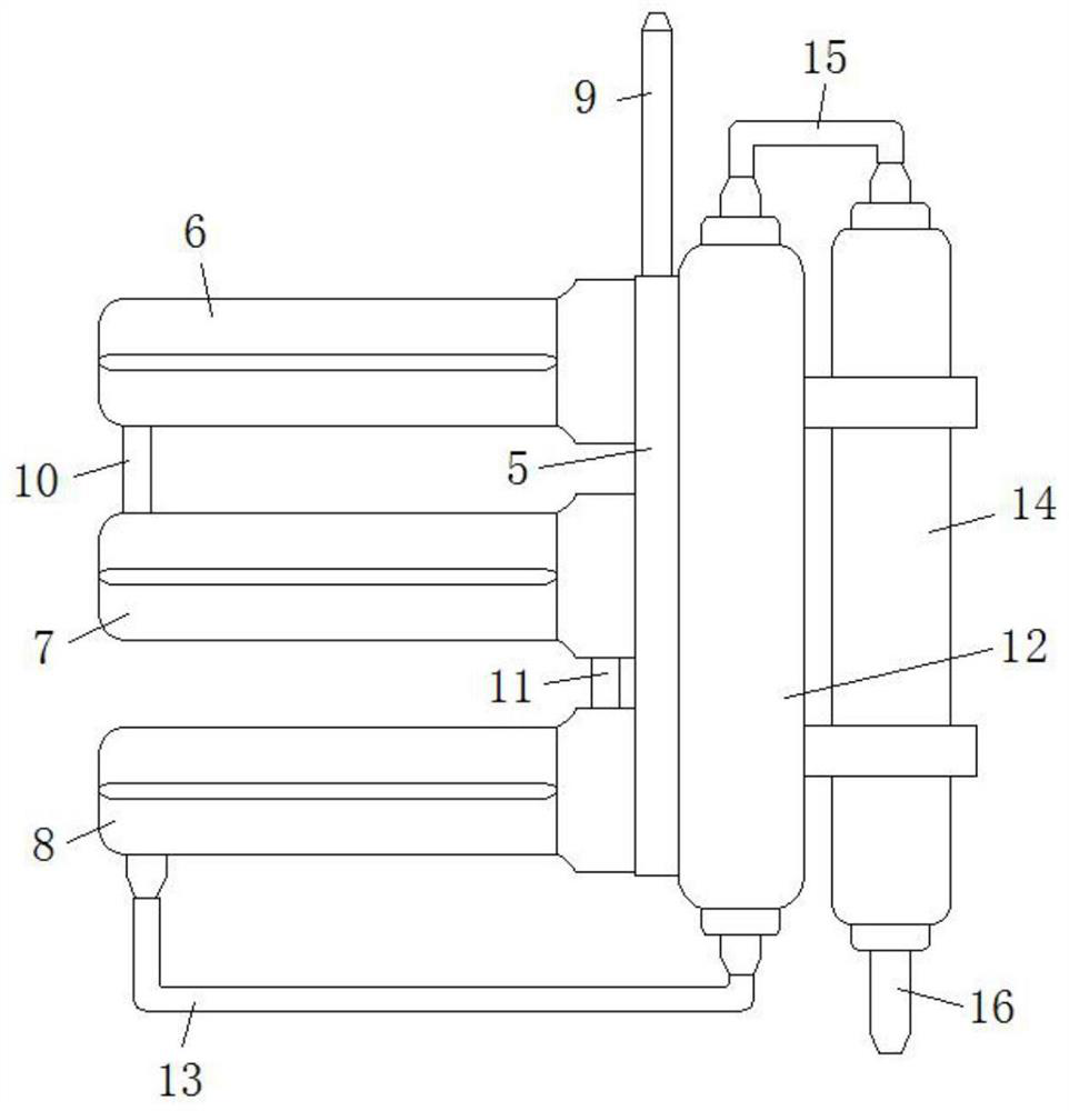 Commercial water purifier faucet disinfection device