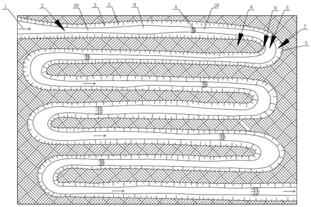 Artificial wetland system suitable for artificial restoration of aquatic fireflies and construction method of artificial wetland system