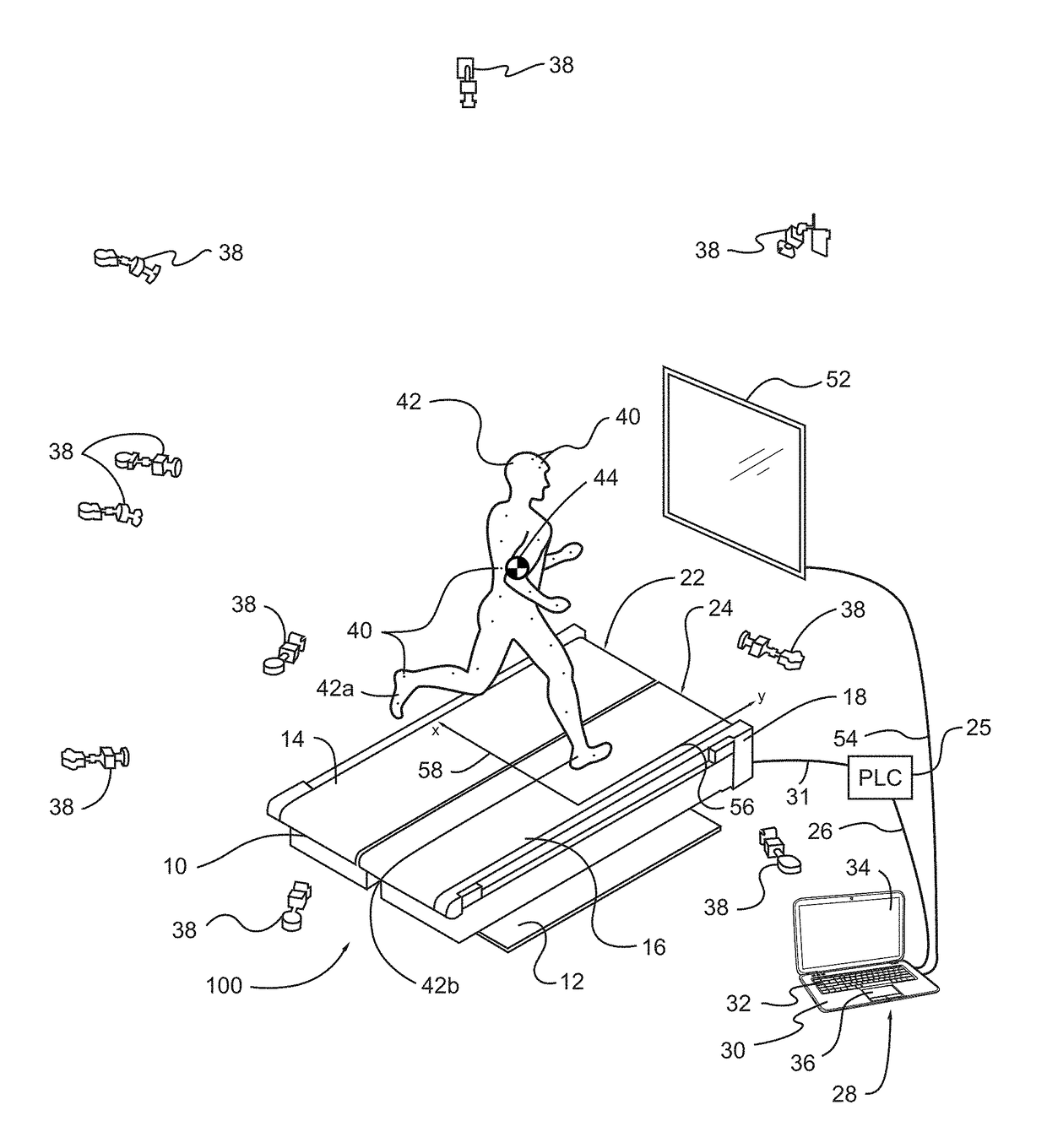 Balance and/or gait perturbation system and a method for testing and/or training a subject using the same