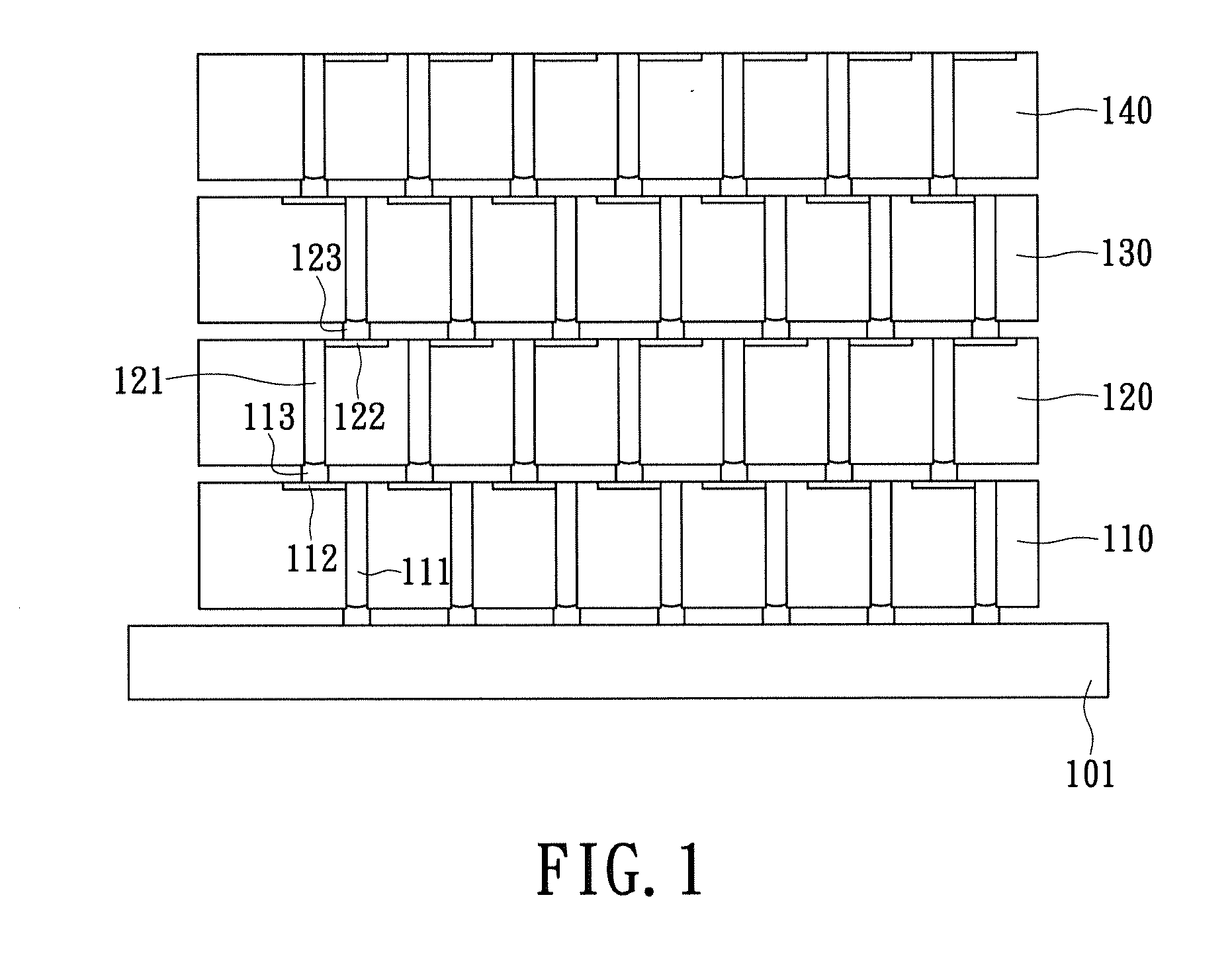 Chip stacked structure