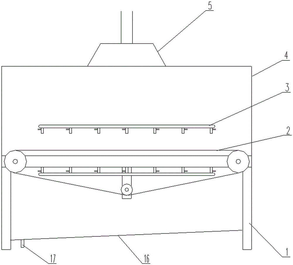 Hot rubber sheet rapid cooling system