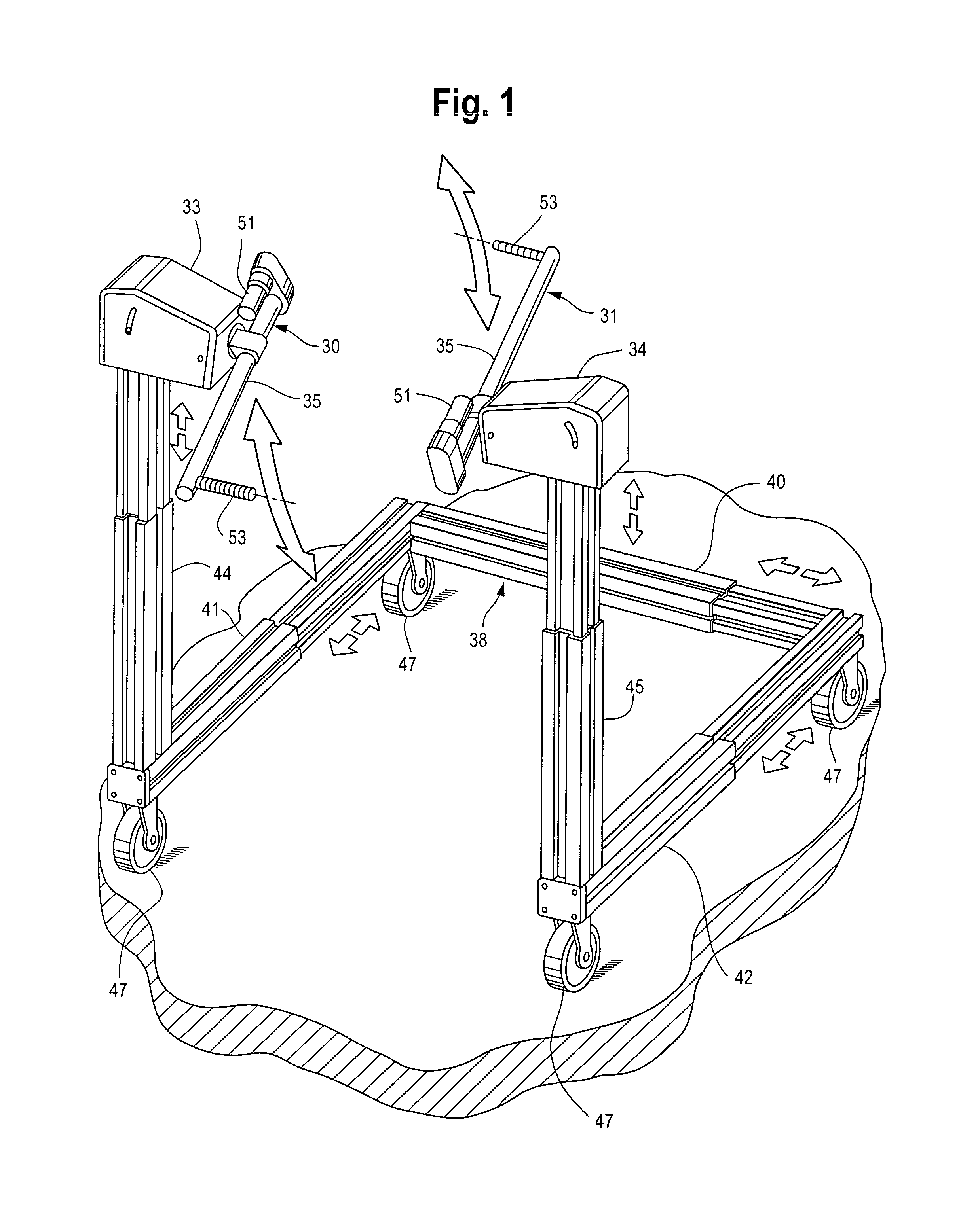 Range of motion machine and method and adjustable crank