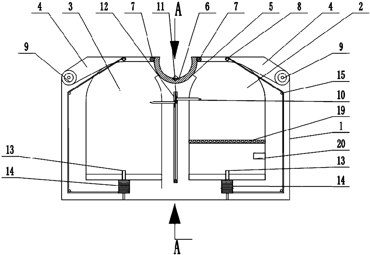 Intelligent-classifying dry and wet garbage barrel