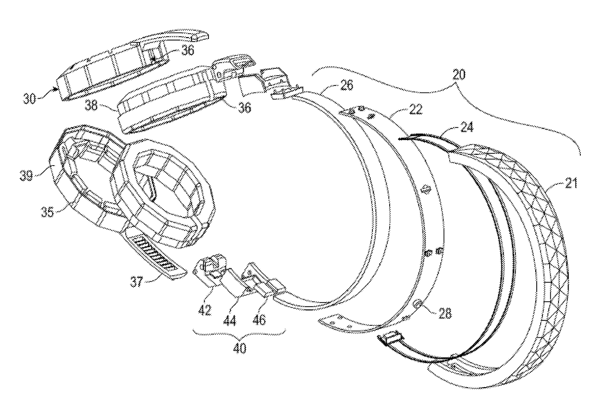 Headphone housing assembly