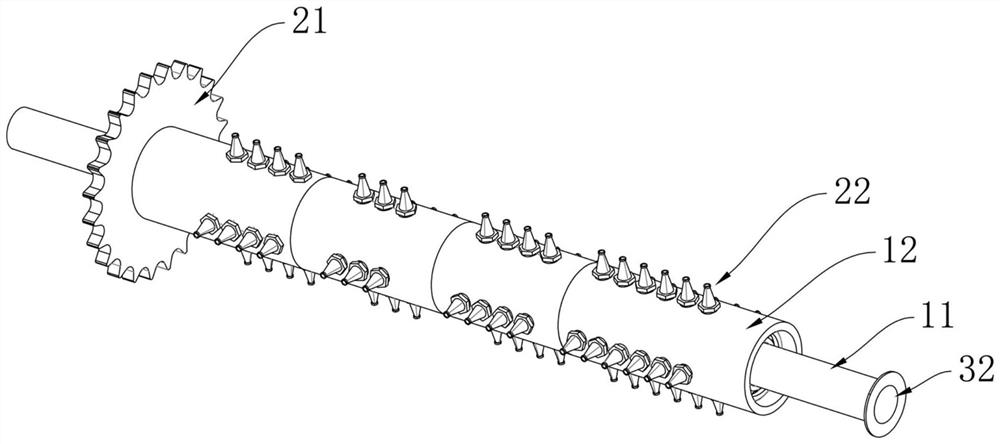 Novel dish-washing machine spraying device