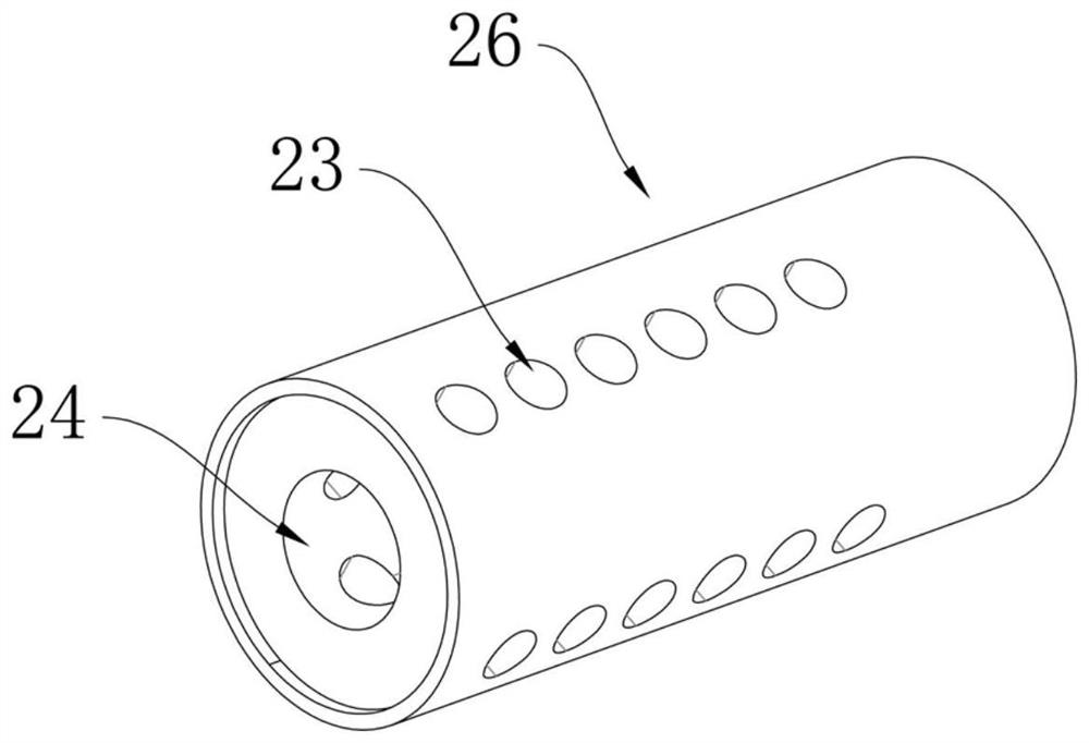 Novel dish-washing machine spraying device