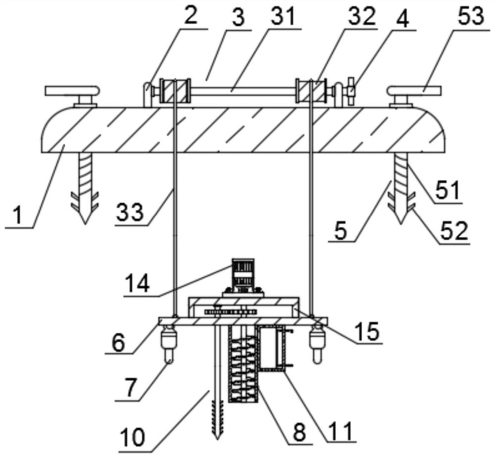 Sampling device for sludge treatment