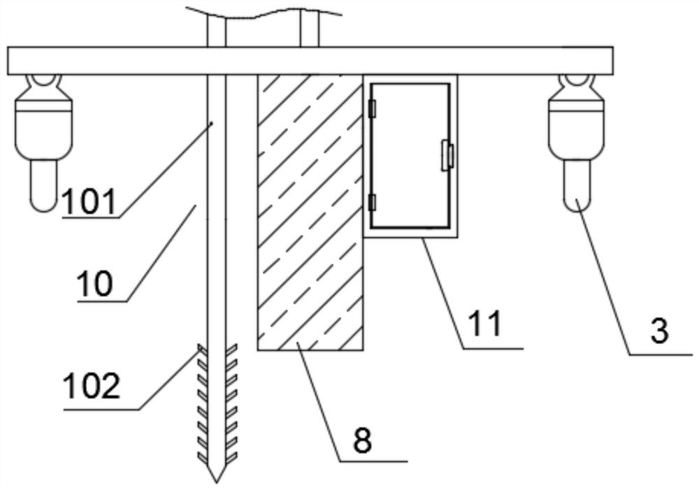 Sampling device for sludge treatment