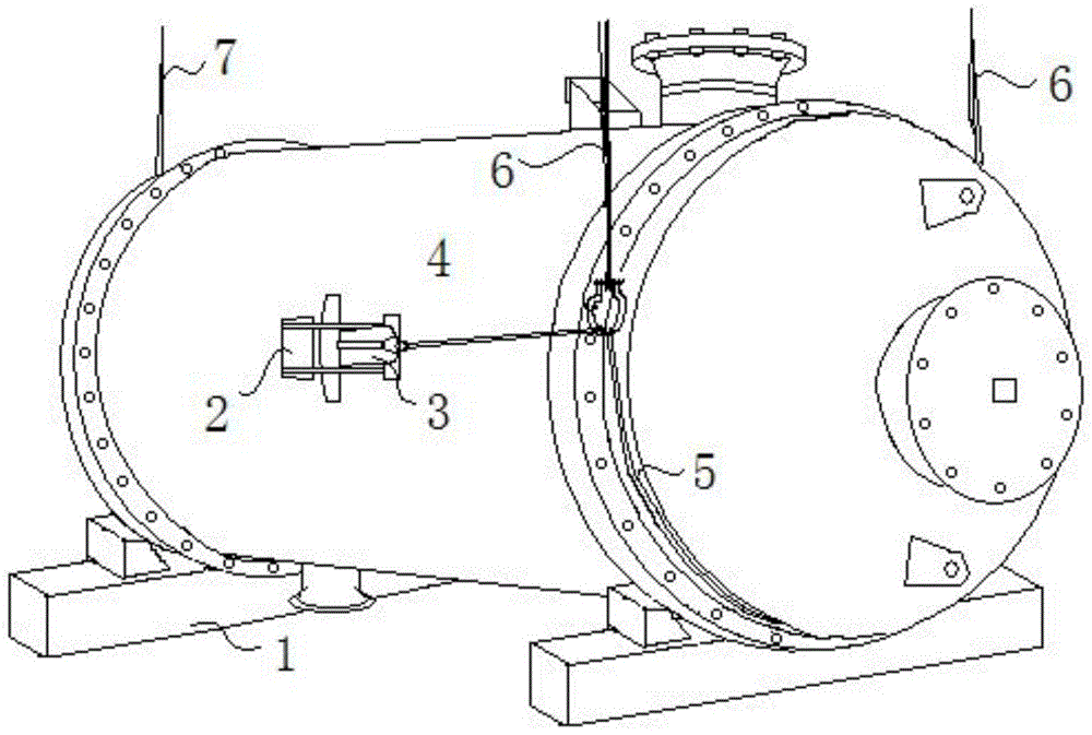 A method for quick hoisting of suspended vertical containers