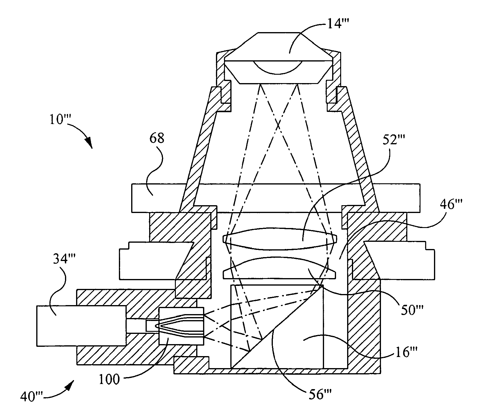 Microscope illumination device and adapter therefor