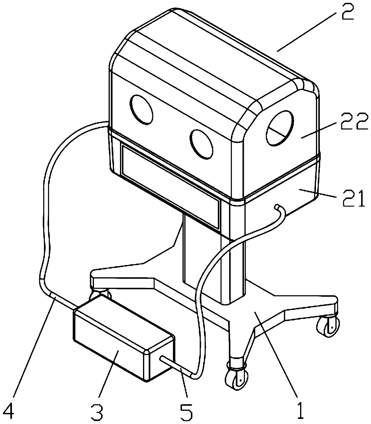 Biological safe baby incubator