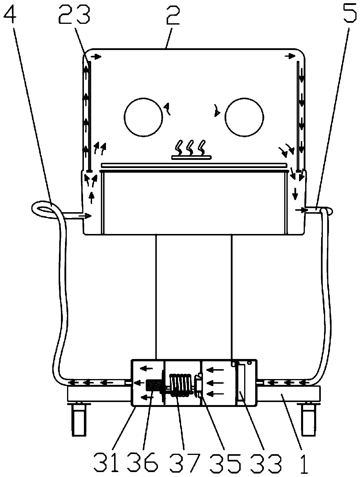 Biological safe baby incubator