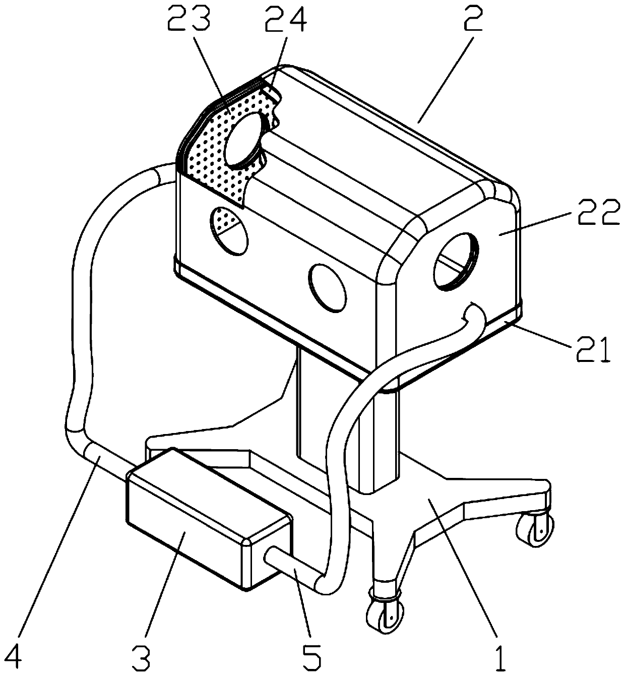 Biological safe baby incubator