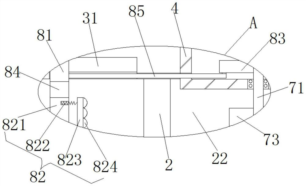 Postoperative affected limb rehabilitation exercise device for breast cancer patient