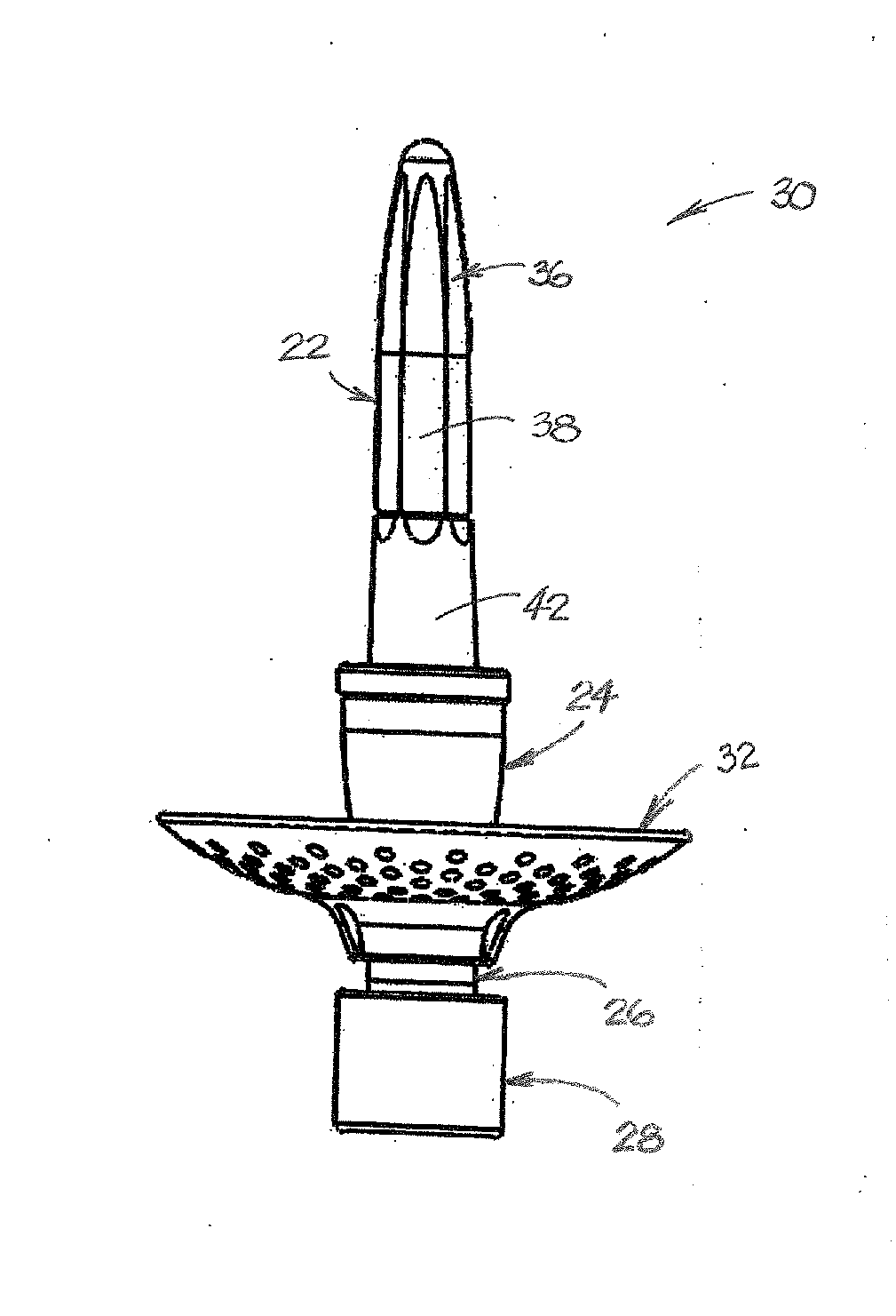 Percutaneous osseointegrated implant assembly for use in supporting an exo-prosthesis