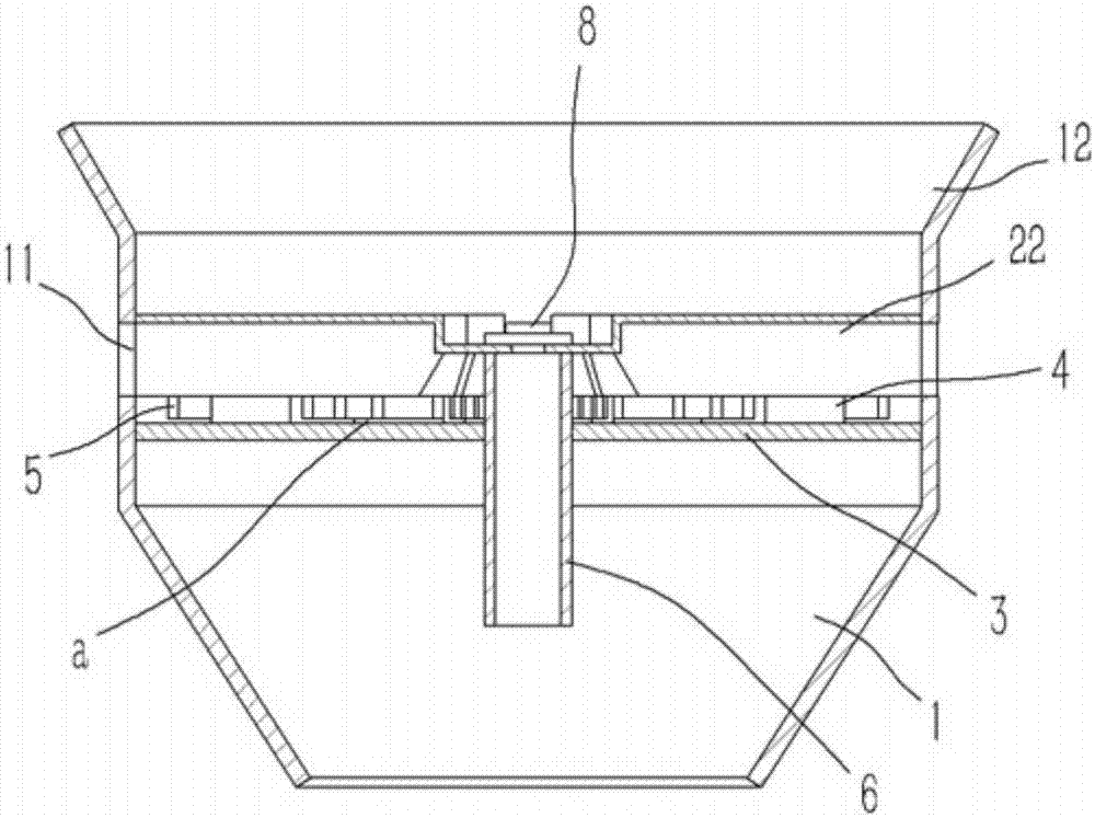 Heat radiation structure of LED lamp