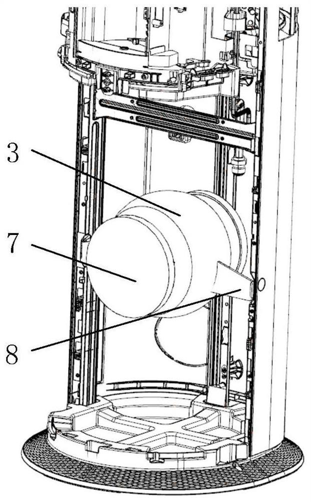 Vertical air conditioner and control method thereof and electronic equipment