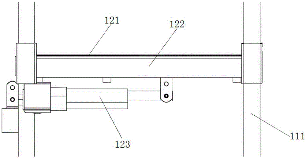 Electric control automatic loading and unloading shelf