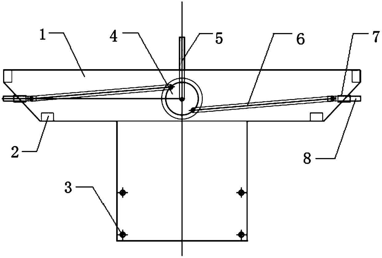 Forklift counterweight casting drilling machining tool