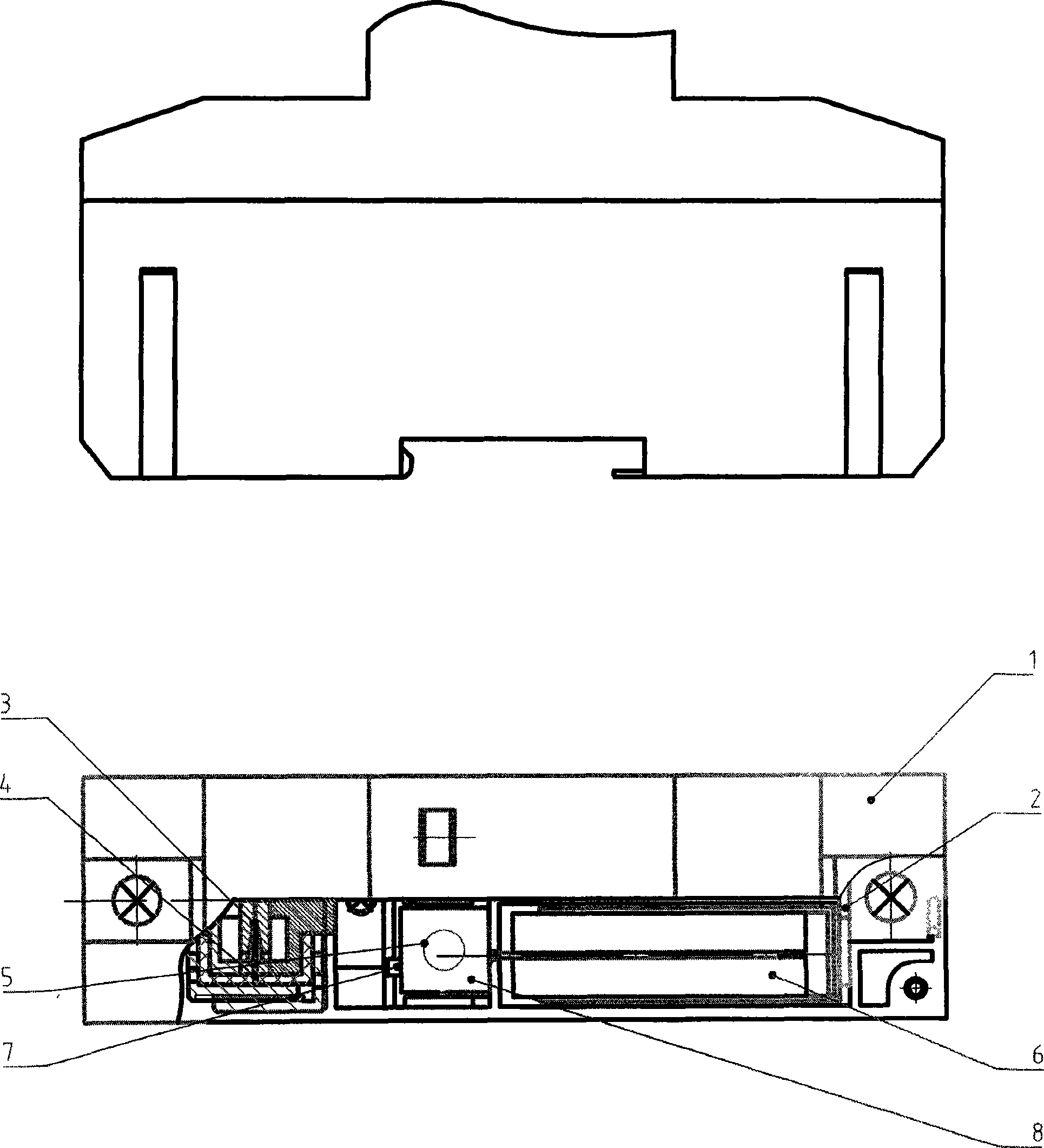 Cascading type combined surge protector