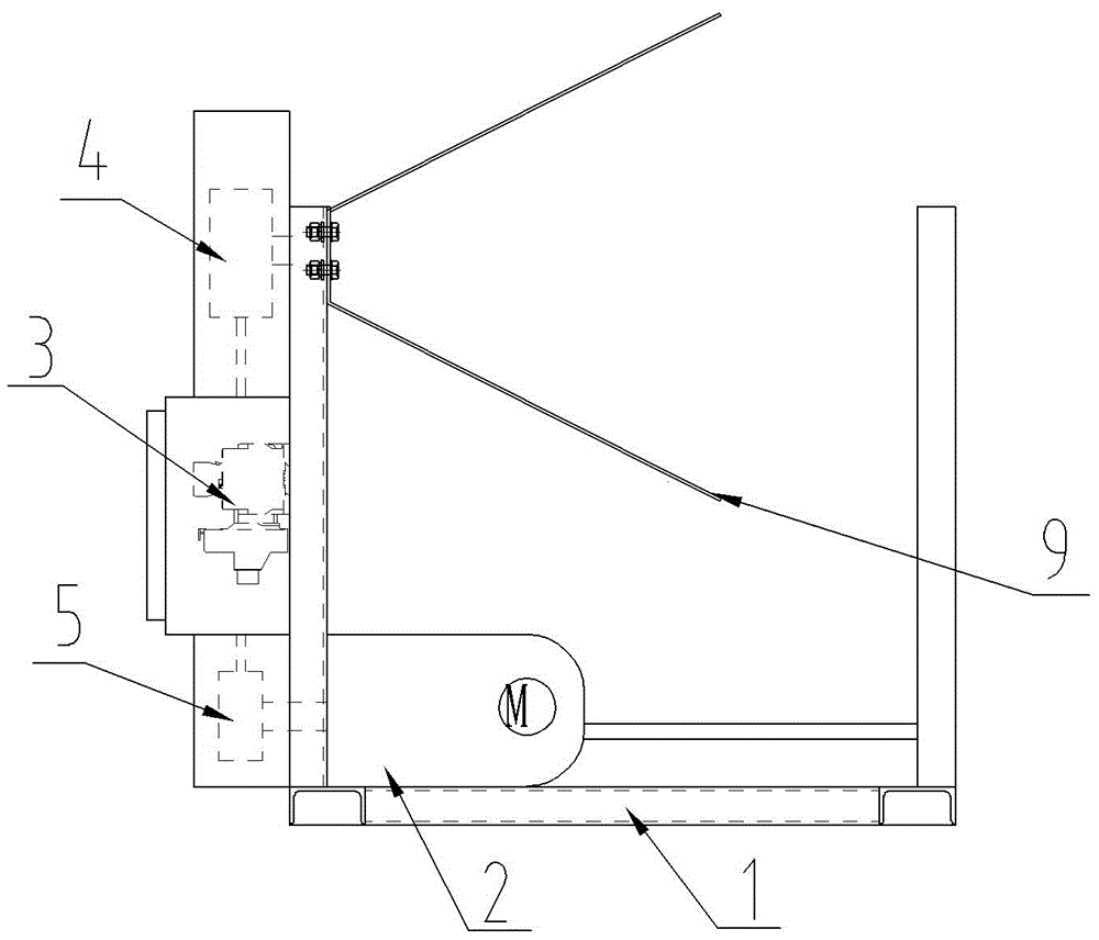 Coating material stirring device