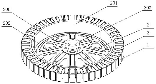 Single bracket electric vehicle motor stator and manufacturing method