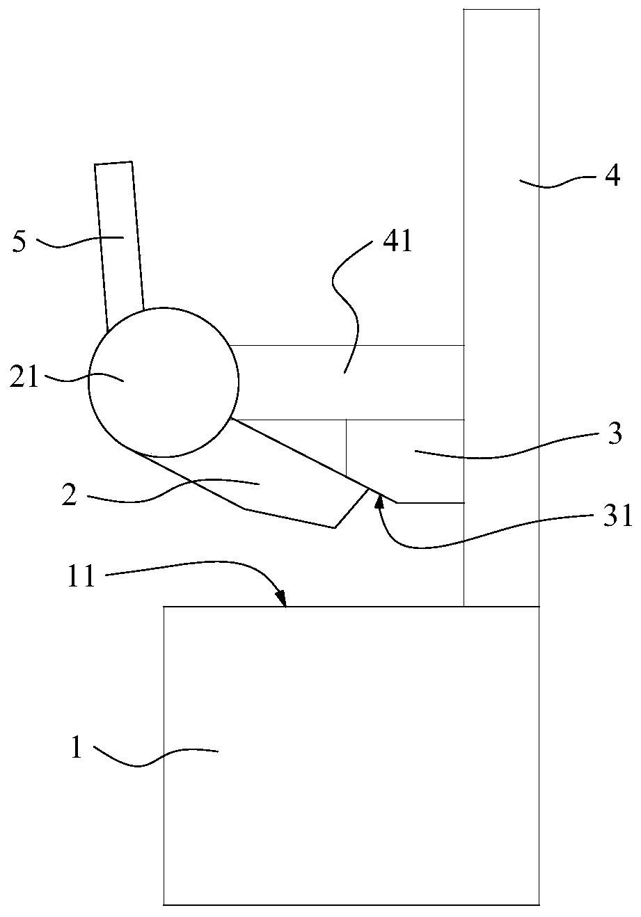 Improved TD chain clamp device, working method thereof and wet diaphragm production line