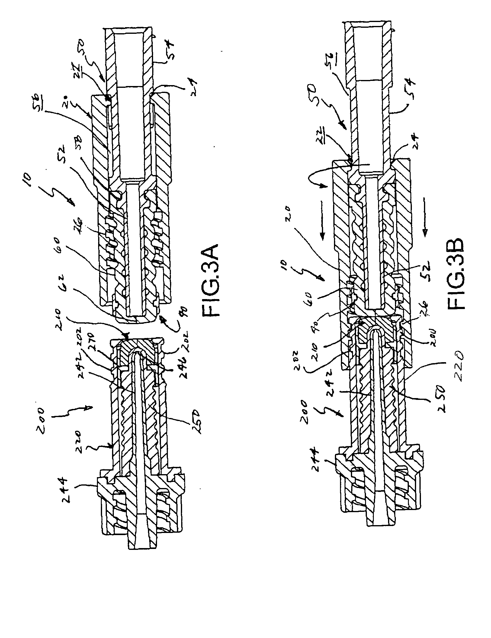 Swabable fluid connectors and fluid connector pairs