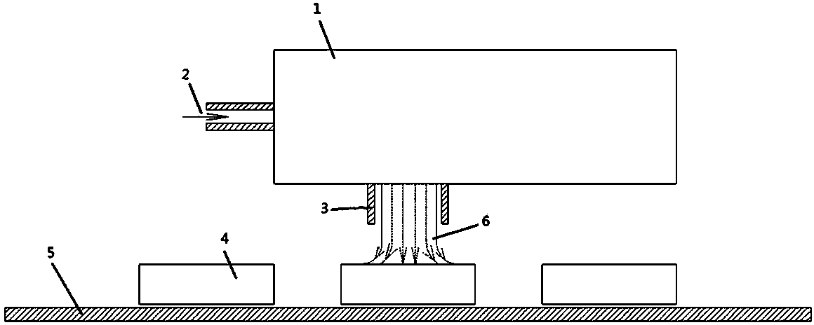 Normal-pressure high-density microwave plasma shoe material surface treatment method