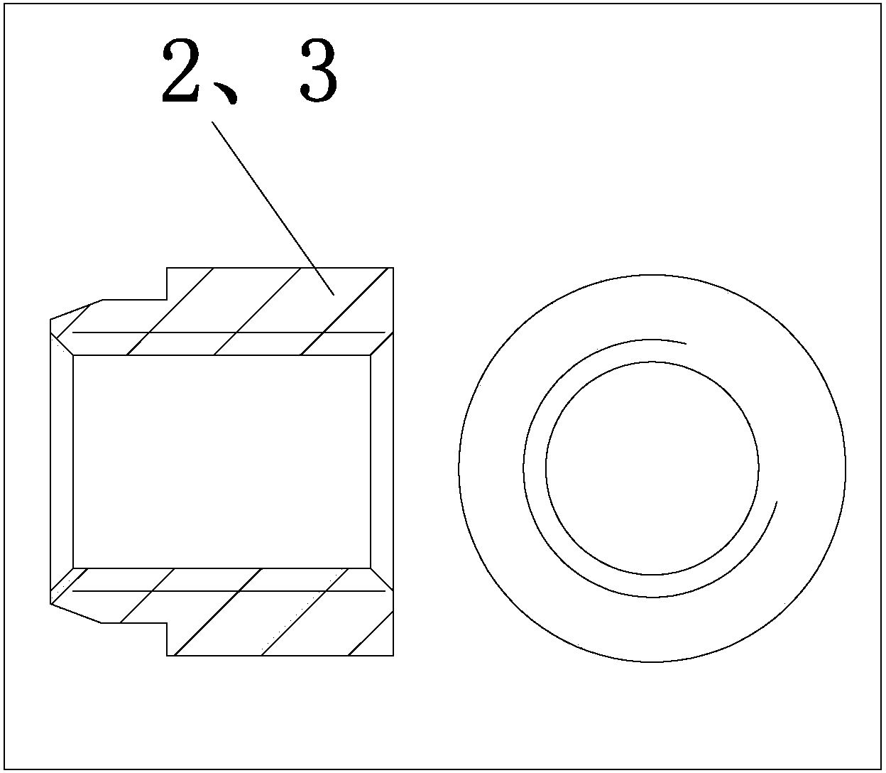 Combined mechanism for panel rotation and guide