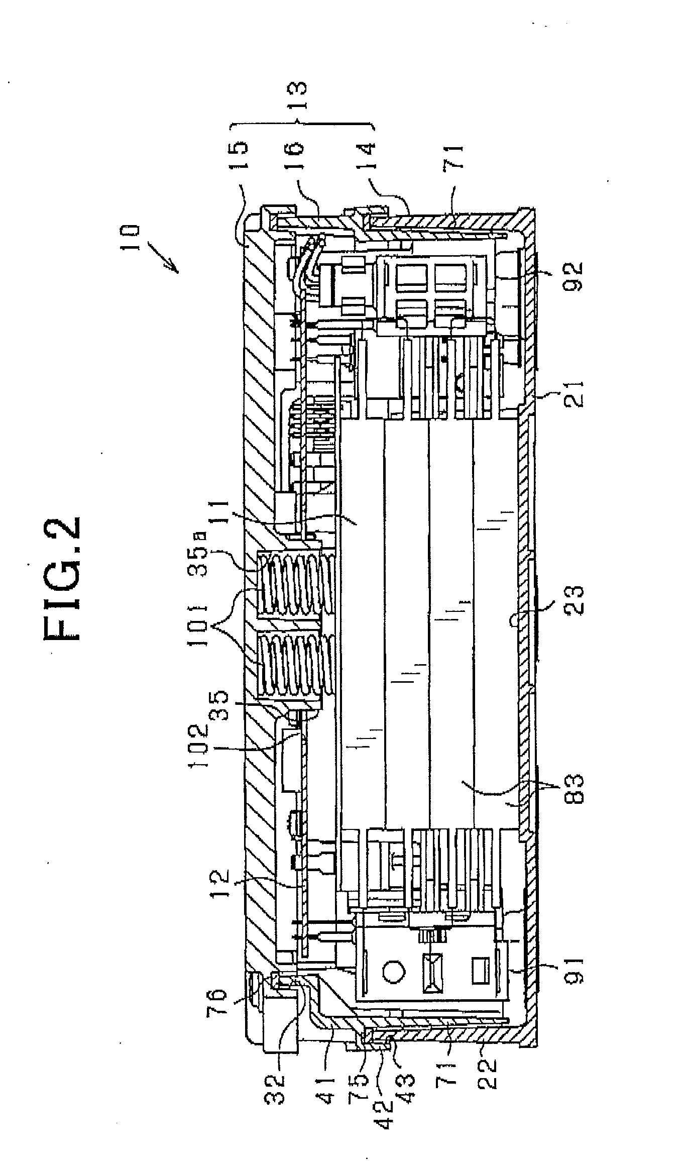 Structure of battery unit suitable for installation of water damage sensor