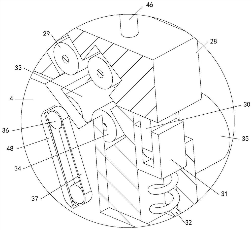 An automatic cleaning device for the rotating shaft of the condenser