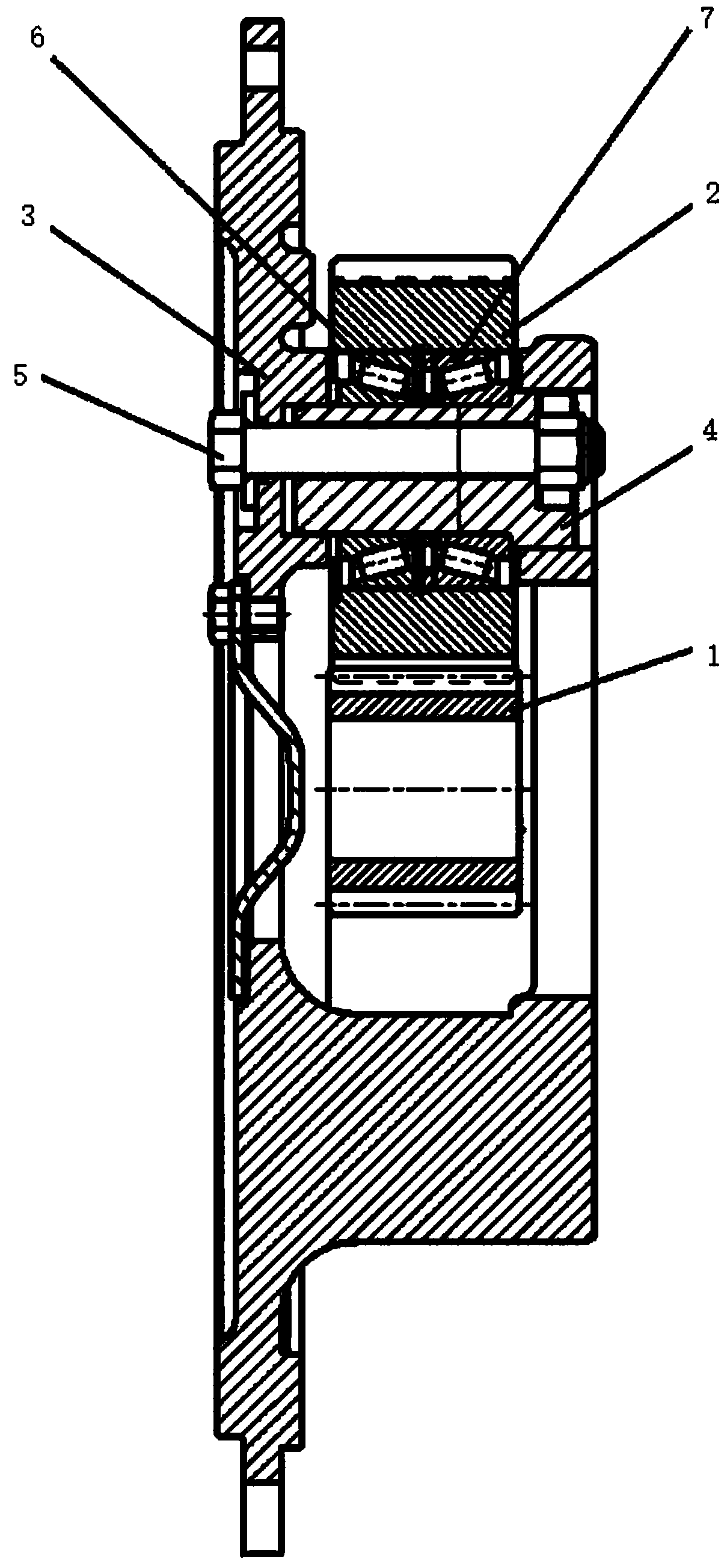 Mine wheel edge reducer and installation method of eccentric shaft assembly thereof