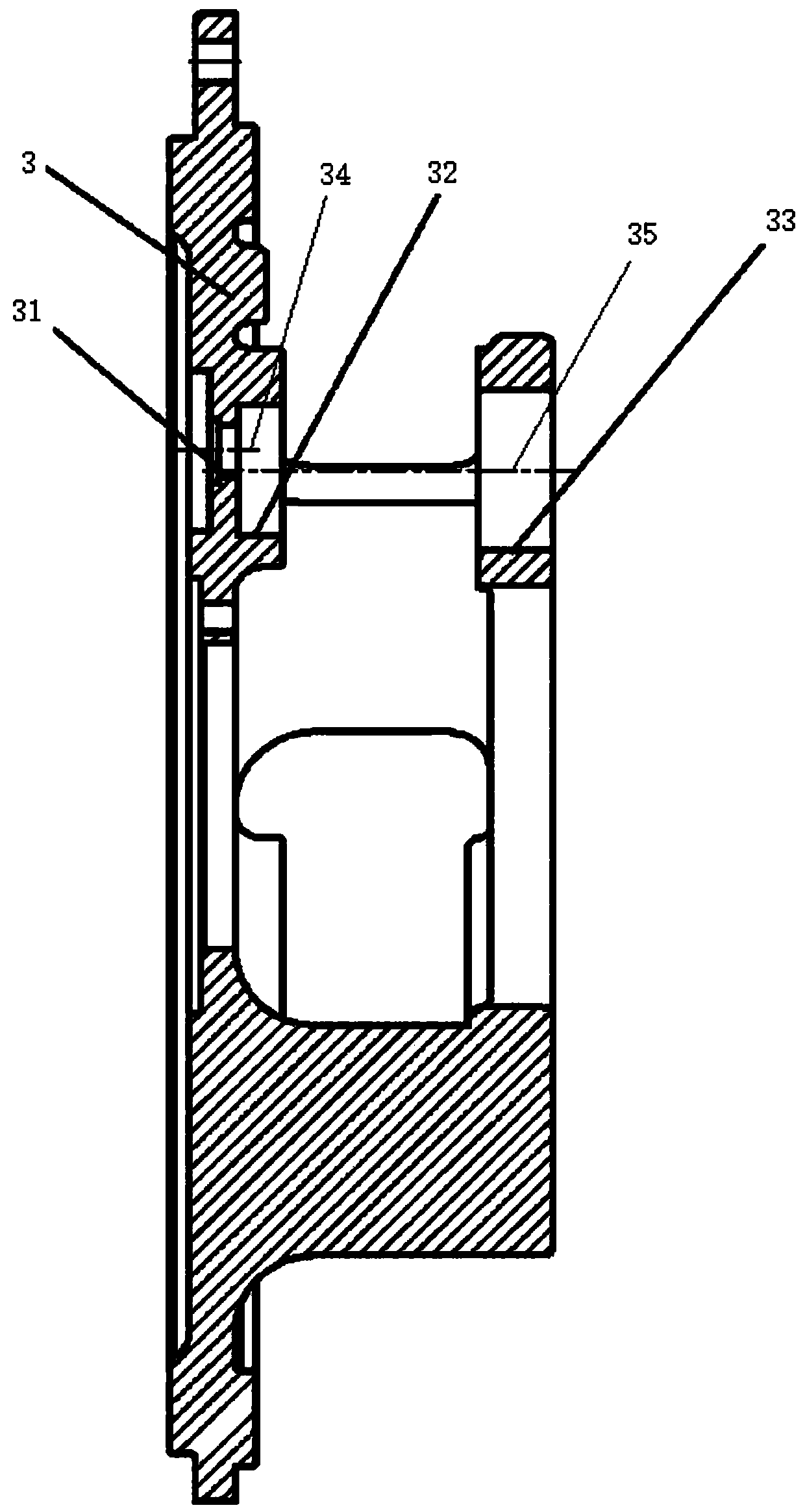 Mine wheel edge reducer and installation method of eccentric shaft assembly thereof