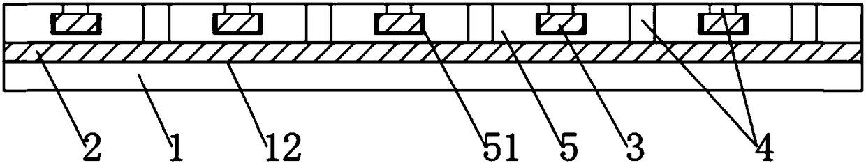 Touch panel device and electrode structure thereof