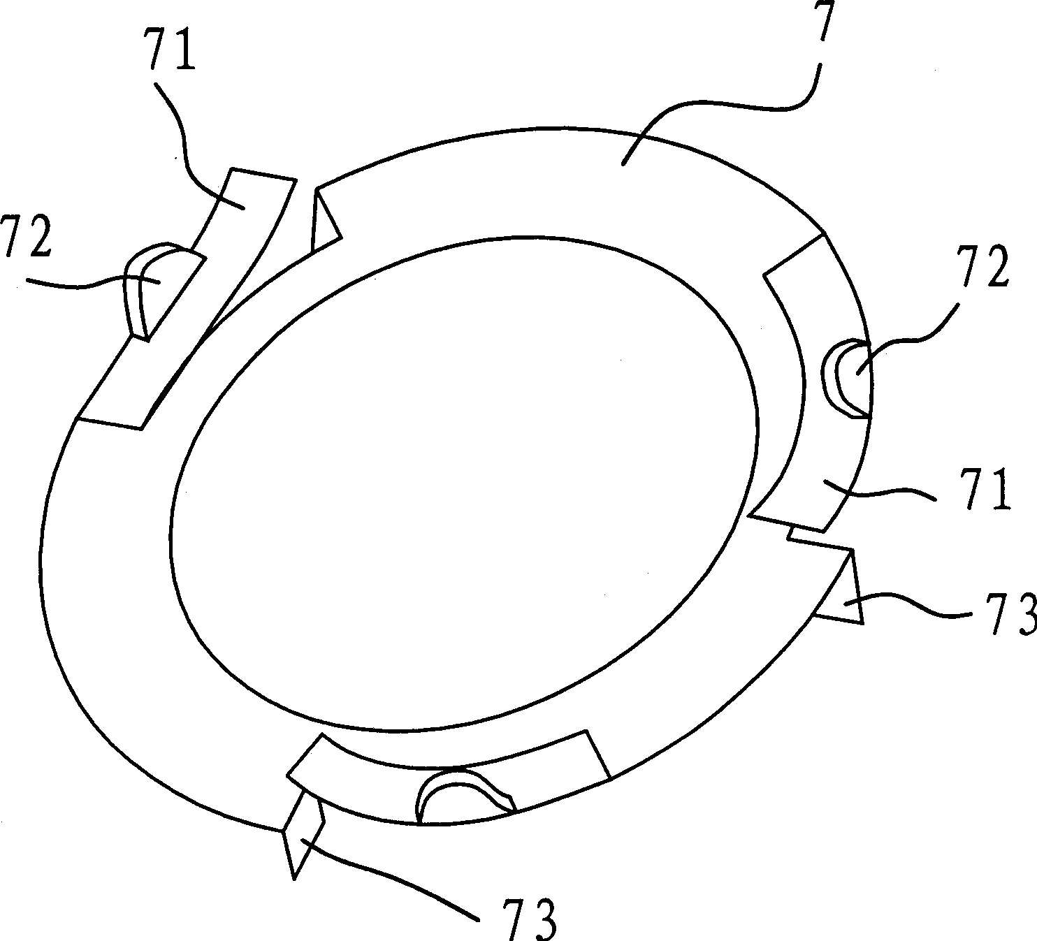 Self-tightening type drill chuck in modified structure