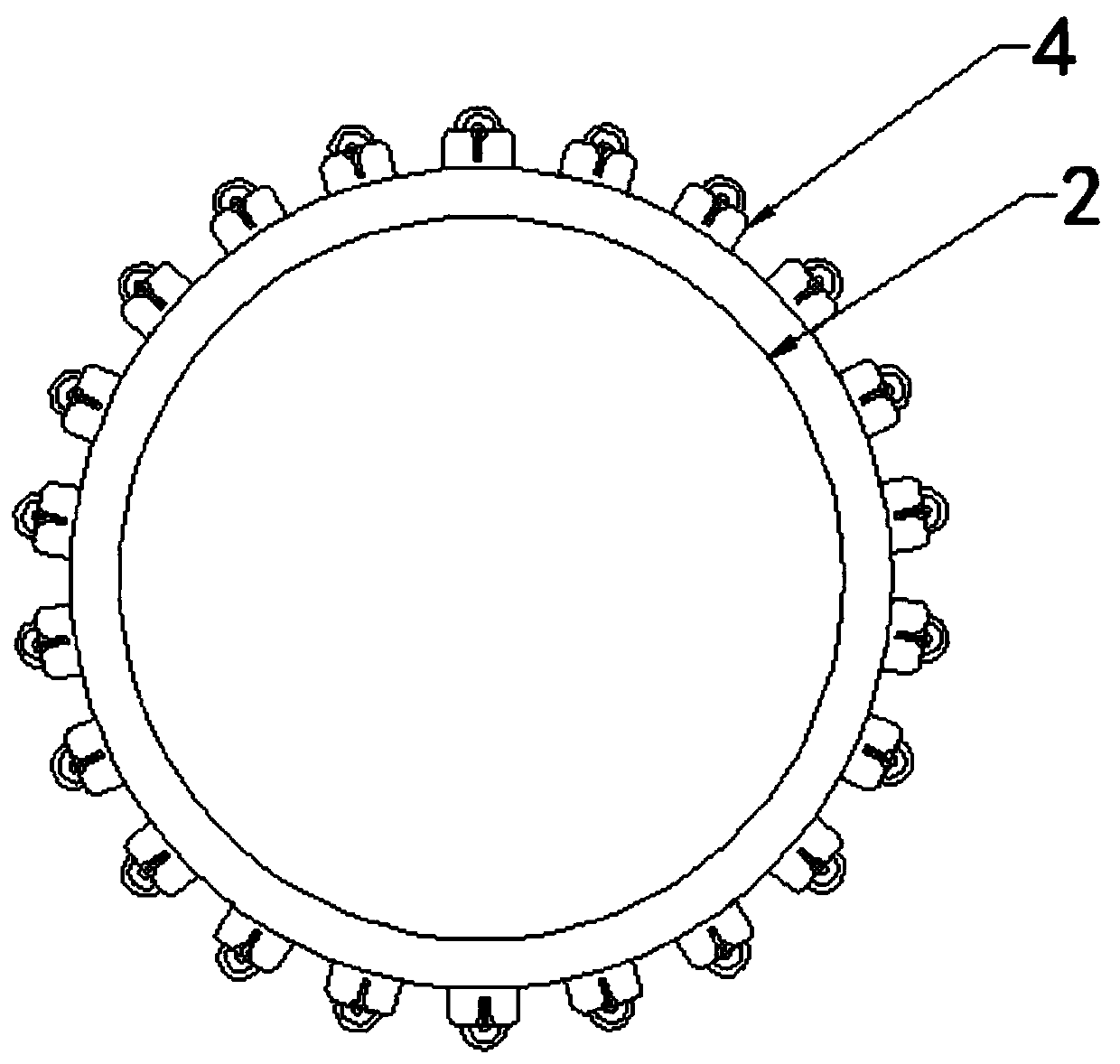 Colloid mixing barrel with electromagnetic balance and assistance functions