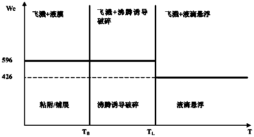 A test system and method for evaluating the effect of liquid film cooling on a coated combustion chamber wall surface