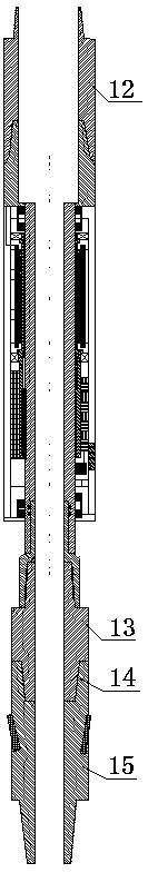 Drilling liner hanger releasing device and method adopting cable tie trigger communication control