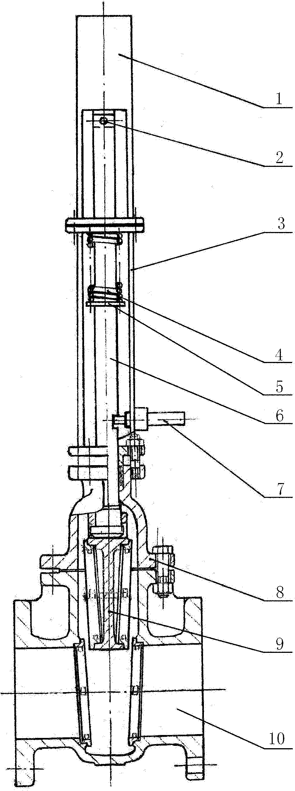 Fireproof valve capable of realizing automatic and quick close in case of failed electronic installations