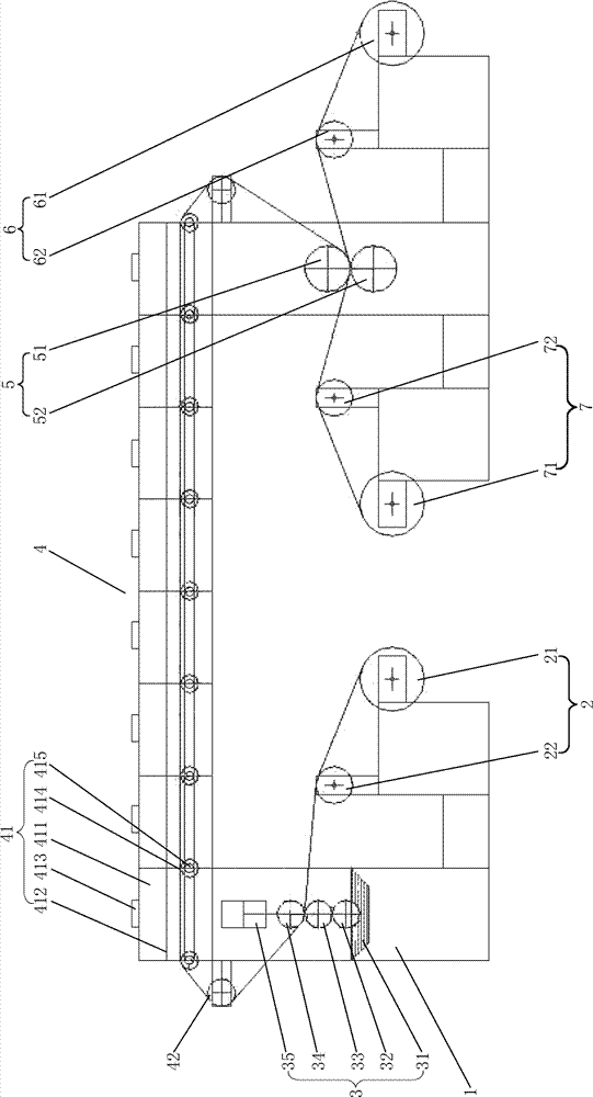 Thermoformed sheet and printed film lamination device and production method