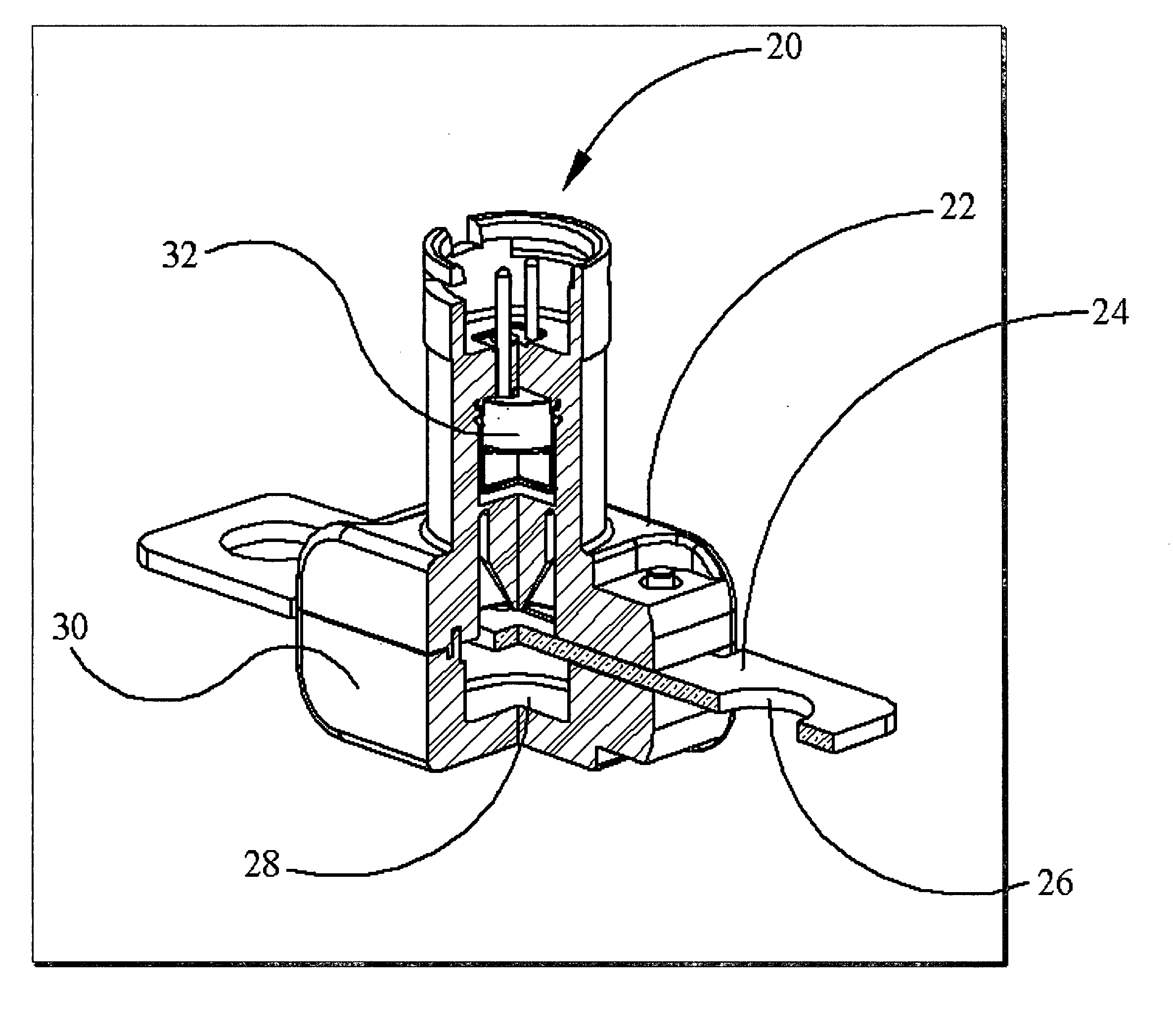 Pyrotechnic circuit breaker