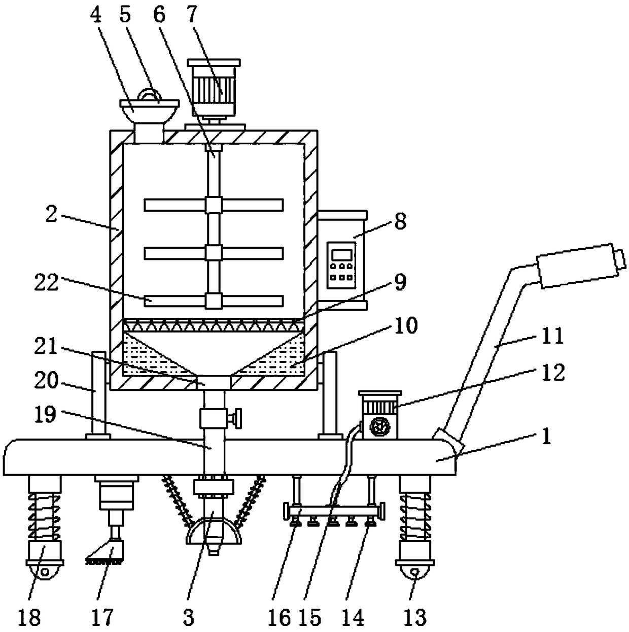 Line drawing device for building construction