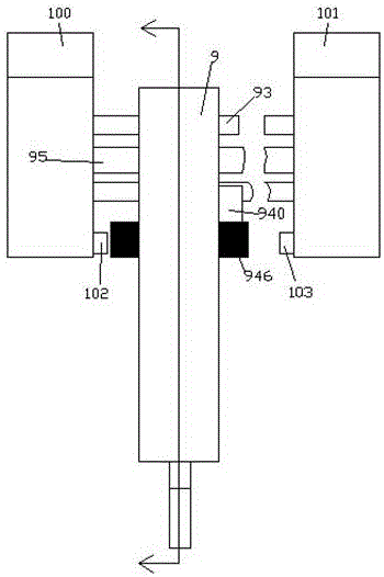 Fluid spraying device for metal surface treatment