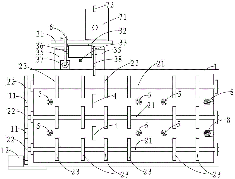 Cutting device for producing glass cup body