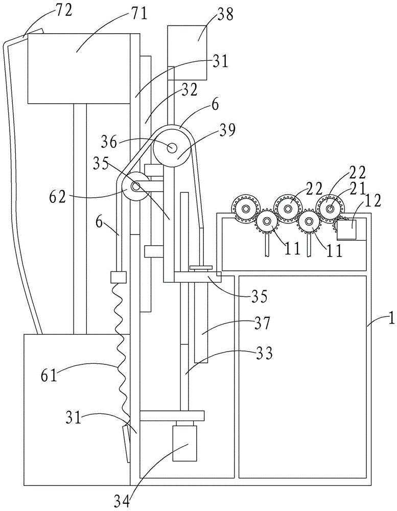 Cutting device for producing glass cup body