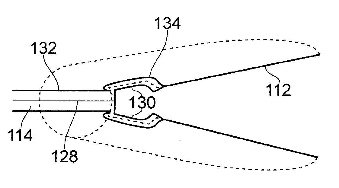 Electrosurgical forceps for delivering RF and/or microwave energy into biological tissue